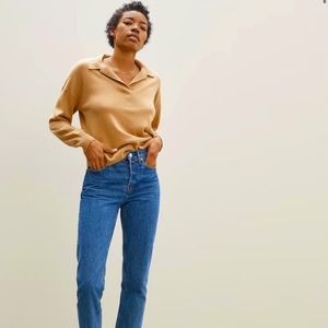 Everlane The Cashmere Polo Sweater